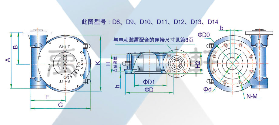 QDX3-D8蝶阀电动香蕉视频日本(图1)